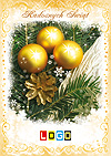 Kartka świąteczna BZ1-025 - Kartki świąteczne dla firm